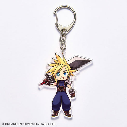 『FINAL FANTASY (ファイナルファンタジー) VII EVER CRISIS × Peko&Poko』 アクリルキーホルダー クラウド